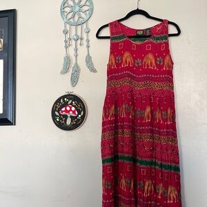 Vintage Elephant Dress